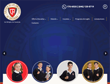 Tablet Screenshot of colegiodelasamericas.com.mx